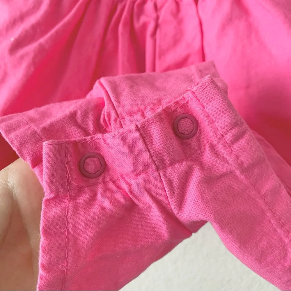Hold Vintage 90’s Oshkosh b’gosh Pink baby Overalls